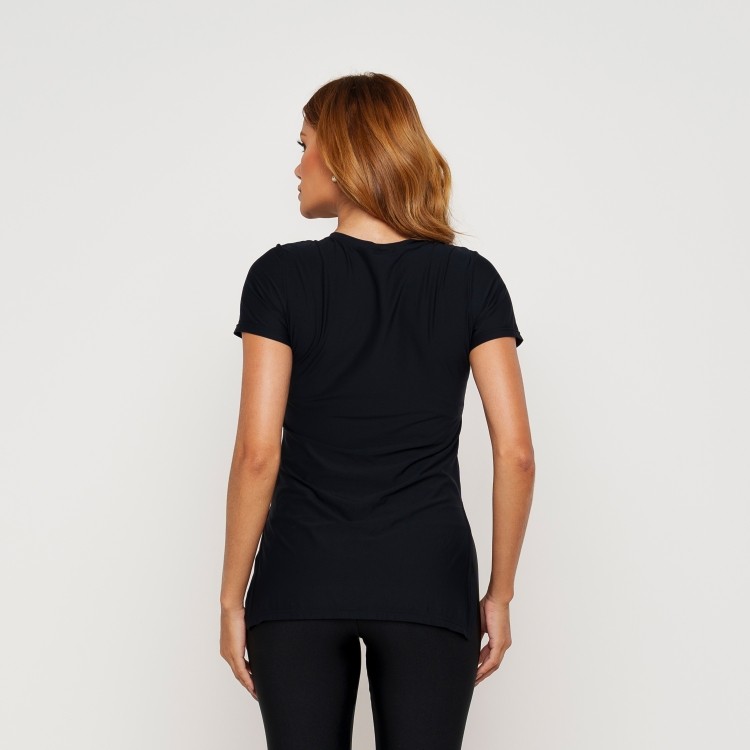 T-Shirt Camiseta Fitness Feminino Preto