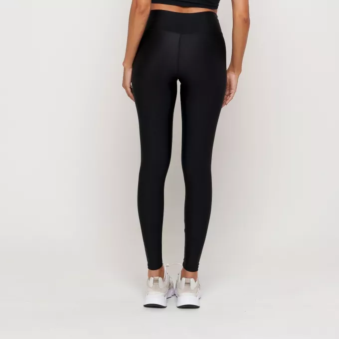 Calça Legging Fitness Gloss Preto